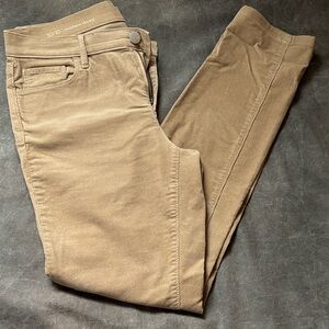 Loft Modern Skinny Tan Corduroy pants/jeans size 30/10